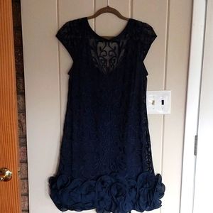 Fancy dress, navy blue